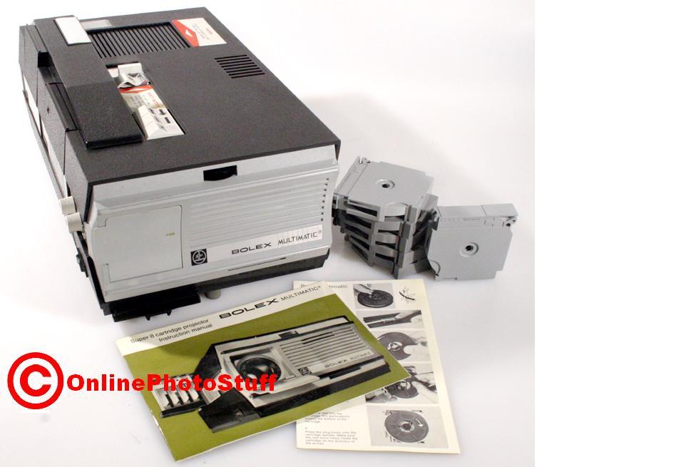 BOLEX MULTIMATIC SUPER 8 PROJECTOR Original Box! Instructio Manual NEW OLD STOCK