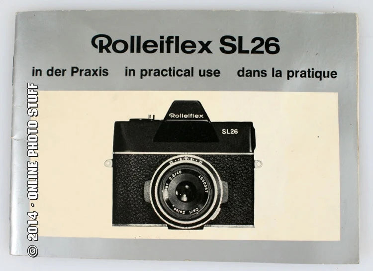 ROLLEIFLEX SL26 MANUAL