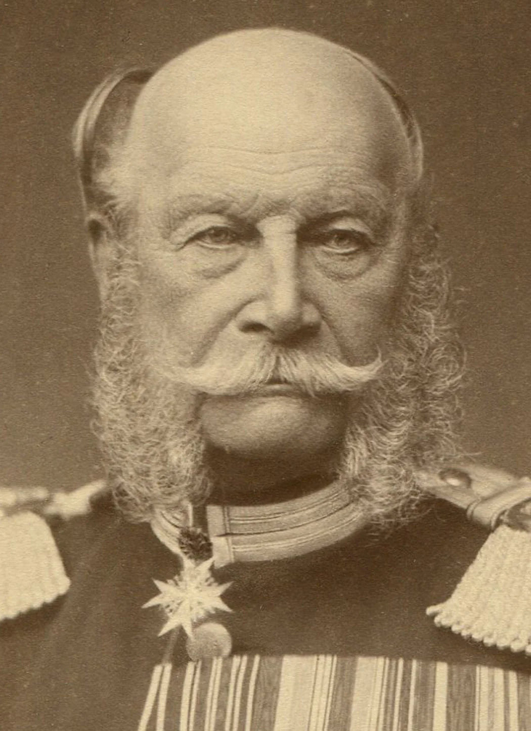 EMPEROR OF GERMANY WILLIAM I. CABINET CARD.