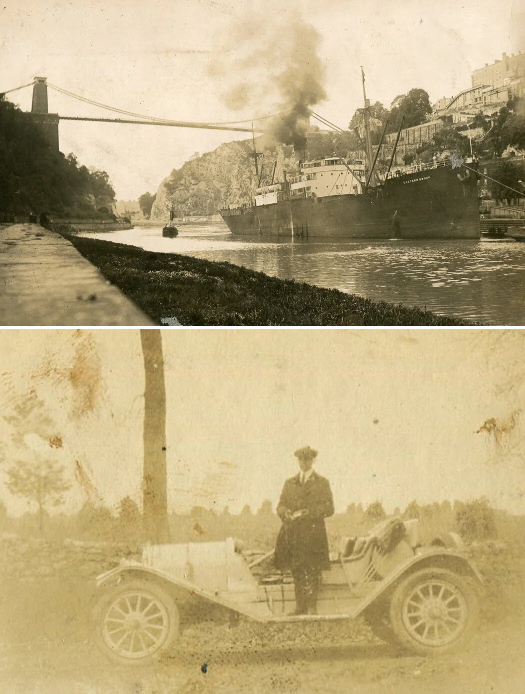 AMERICAN, BRITISH AMATEUR PHOTO COLLECTION. SILVER PRINTS.