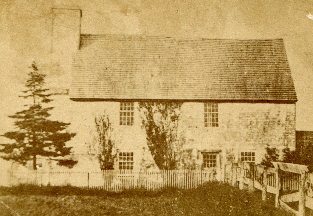 ARCHITECTURAL VIEW, OLD STONE HOUSE. GUILFORD, CONN. CDV.