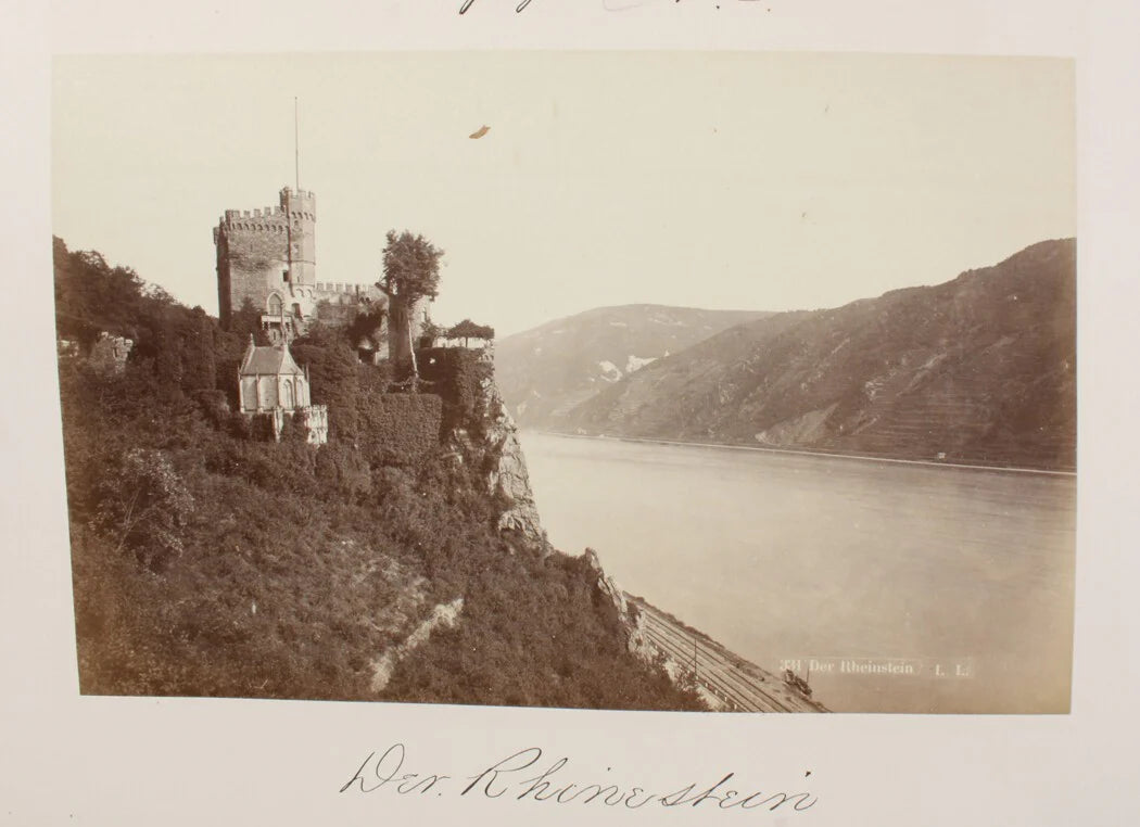 Vintage Rheinstein Castle 8x10 Photo Print - Frame-Ready, Image-Only Reprint for
