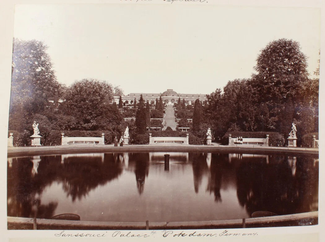 Vintage Sanssouci Palace Potsdam Germany 8x10 Photo Print - Stunning