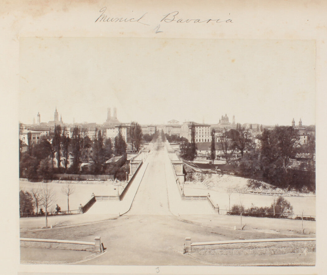 MUNICH, BAVARIA, ARCHITECTURAL VIEWS, STREET VIEW. 8x10 reprint