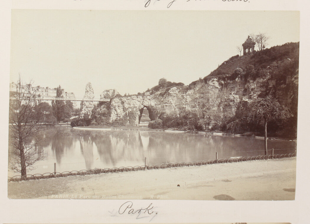 PARC DES BUTTES CHAUMONT, PARIS, FRANCE. 8x10 reprint