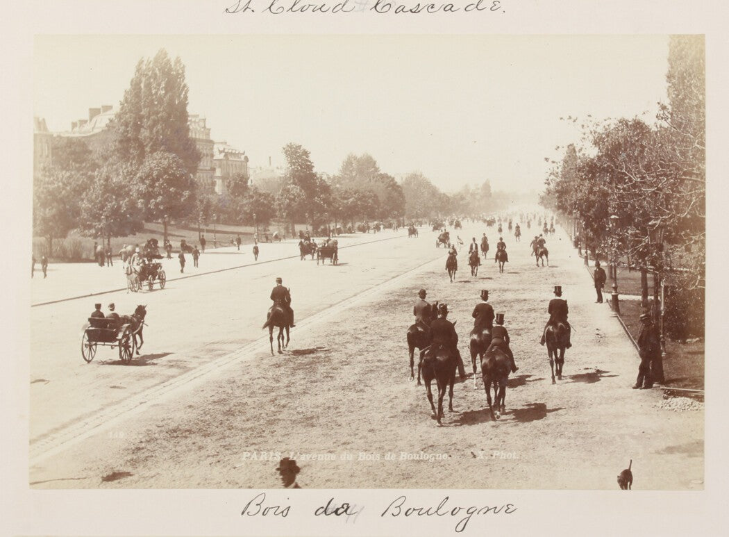Vintage Paris Photo Bois de Boulogne, 8x10 Reprint - French Wall Art, Travel