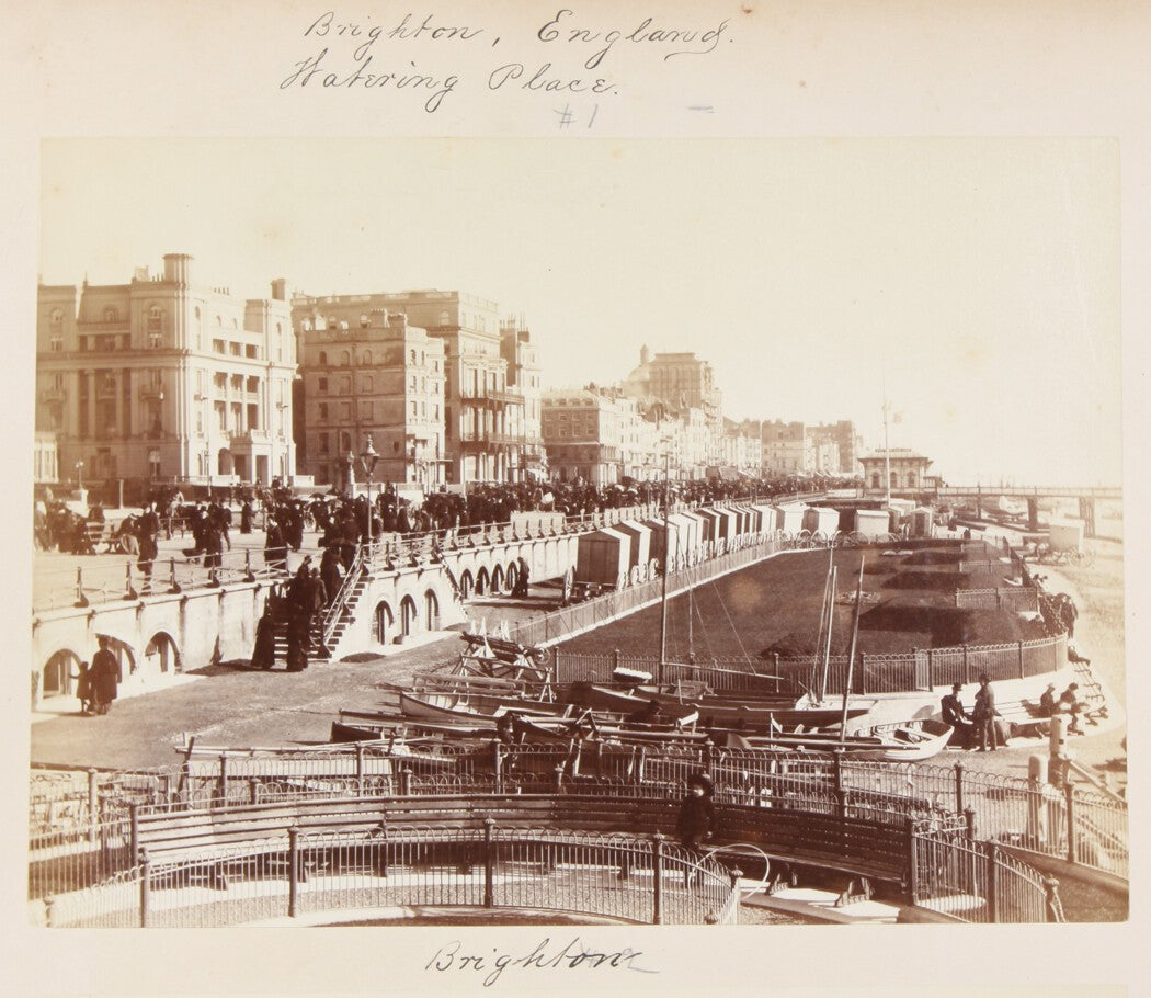 Brighton Seaside England 8x10 Vintage Print - Coastal Wall Art, Unframed Photo,