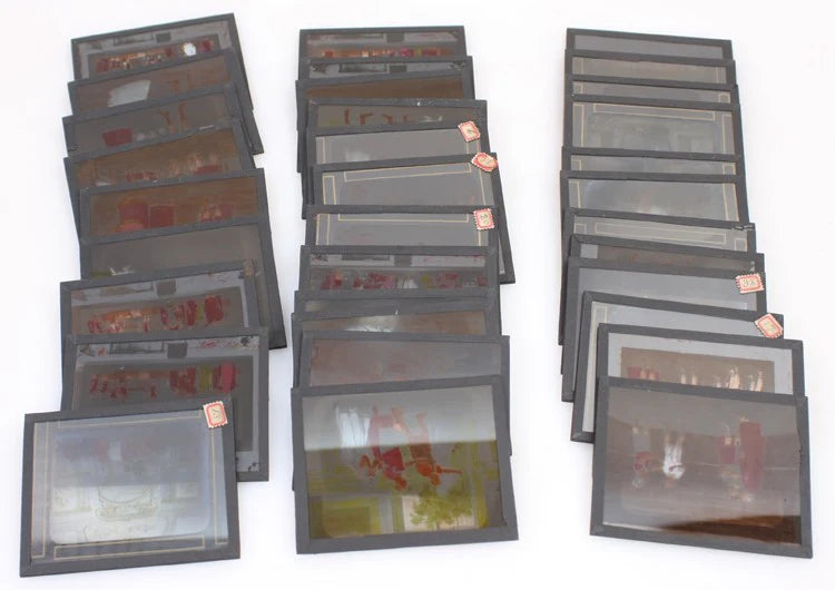 Shakespeare and Cleopatra - Set of 34 Lanterns Slides (Photo On Glass)