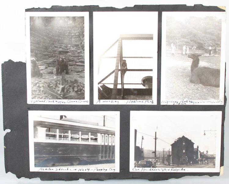 1946 PHOTOS OF PITTSBURGH PA ZOO, RIVER, PARADE, BOATS, & MORE - SET OF 11