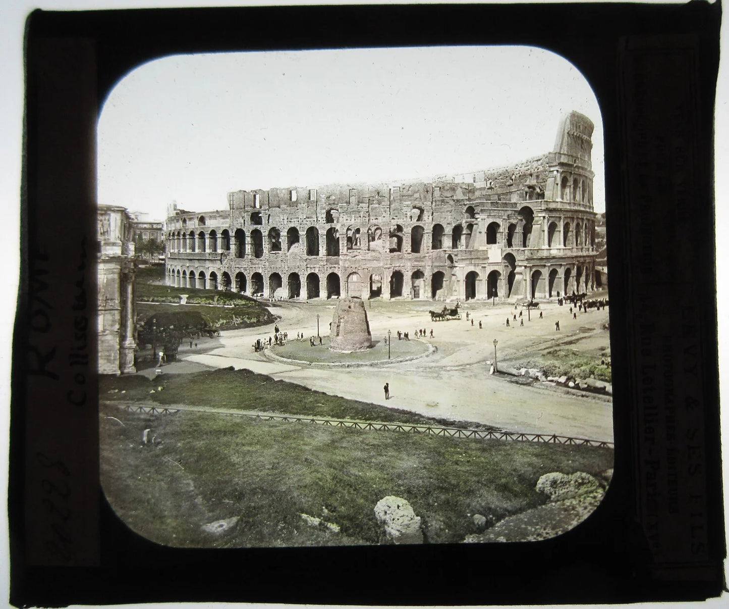 COLOSSEUM. ROME, ITALY. PHOTO ON GLASS.