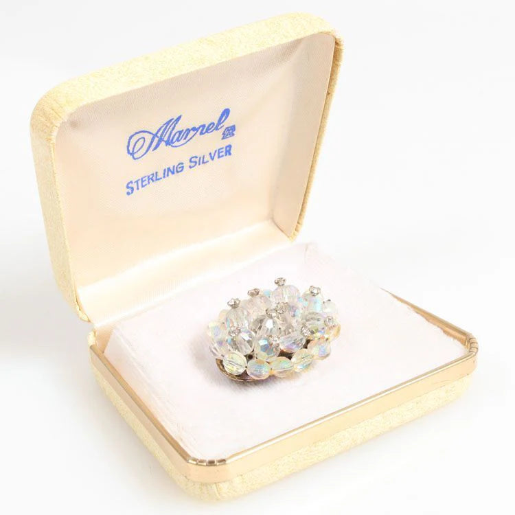 QUARTZ RHINESTONE DIAMOND PIN