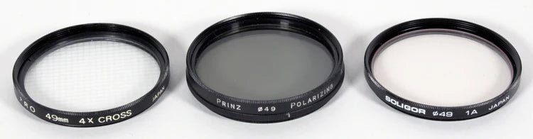 49M FILTERS SET OF 3 UV POLARIZER STAR