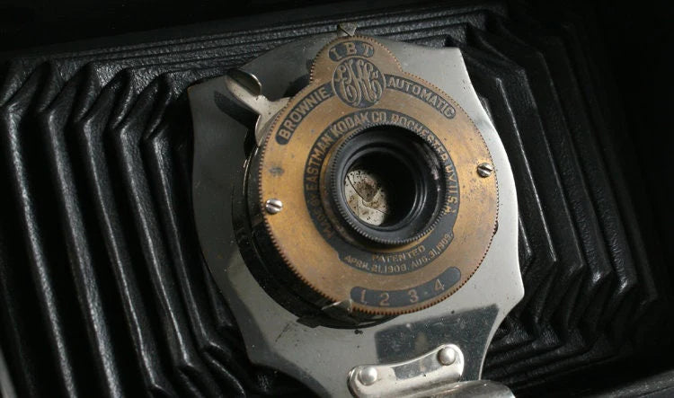 Eastman Kodak No 2 A Folding Pocket Brownie Camera w/Black Bellows 1909