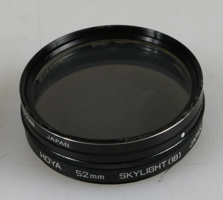 52MM FILTER SET OF 3. SKY 1B, UV, POLARIZER