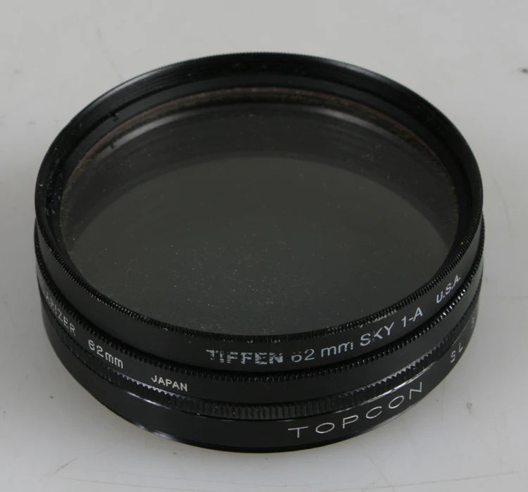 62MM FILTER SET OF 3. SKY 1A, POLARIZER, UV +1.