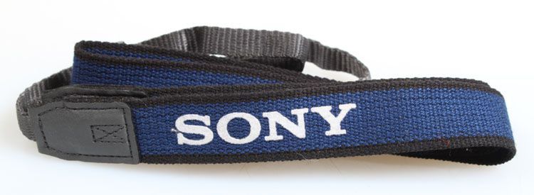 SONY BLACK, BLUE GREY CAMERA STRAP