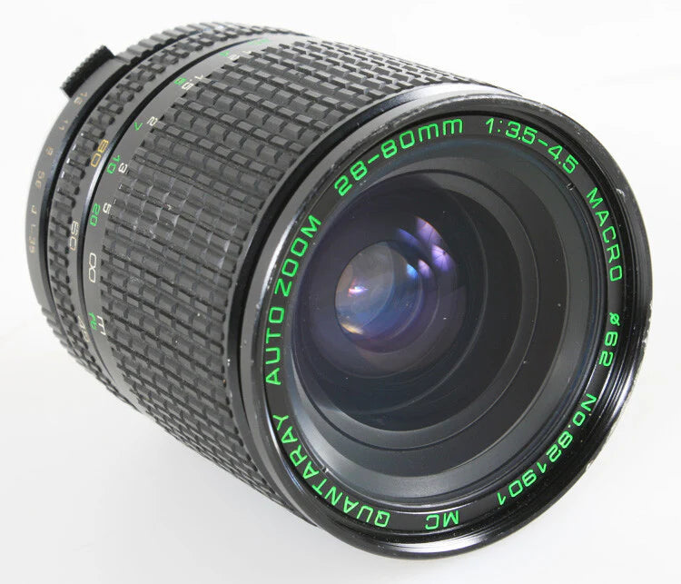 Vintage 28-80mm F/3.5-4.5 OM Zoom Lens for Olympus OM - For Parts/Repair, Quantaray-made