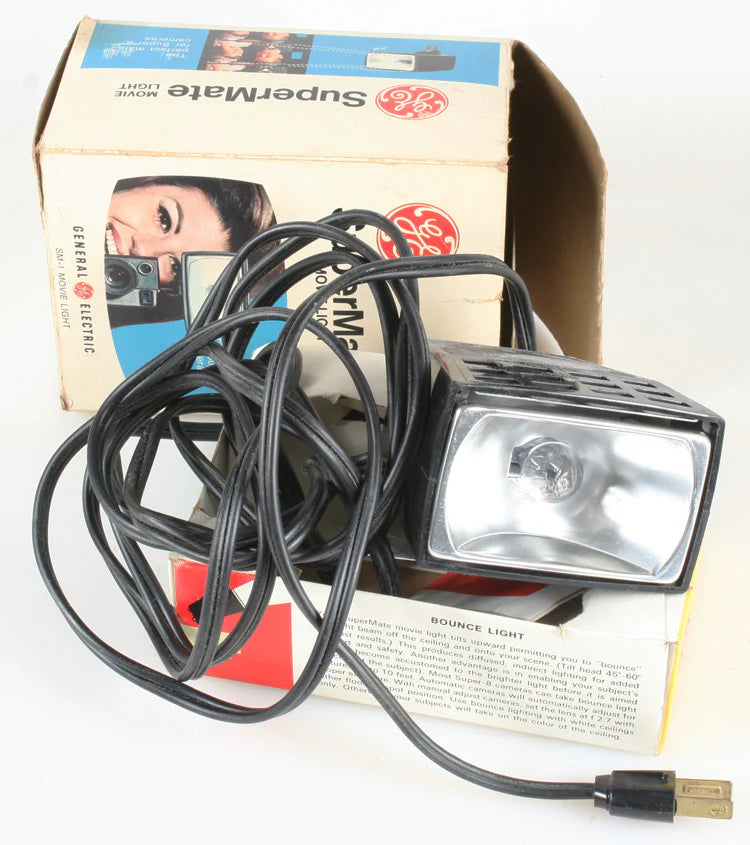 SUPERMATE MOVIE LIGHT GENERAL ELECTRIC VINTAGE
