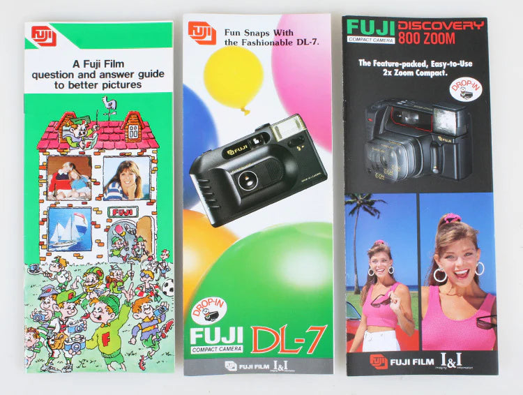 FUJI DISCOVERY 800/DL-7/PICTURE GUIDE SET OF 3