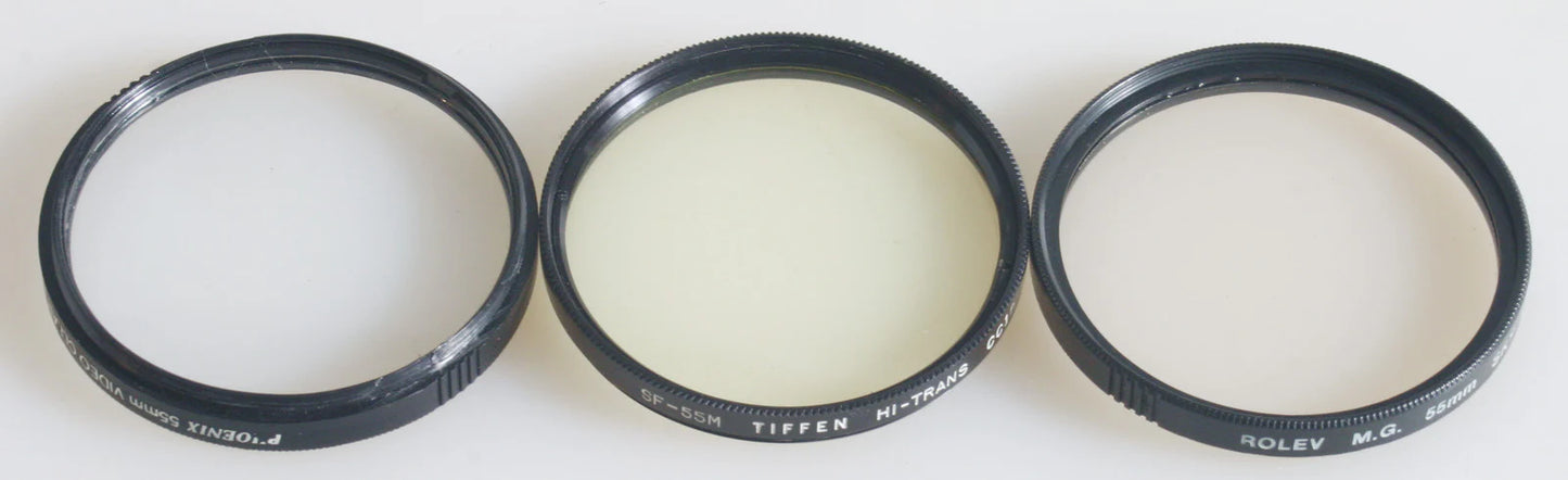 55MM FILTERS SET OF 3 CCY10Y/SKY/UV