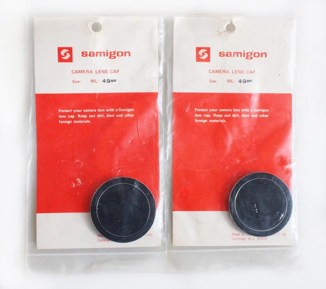49mm Metal Lens Caps Set of 2