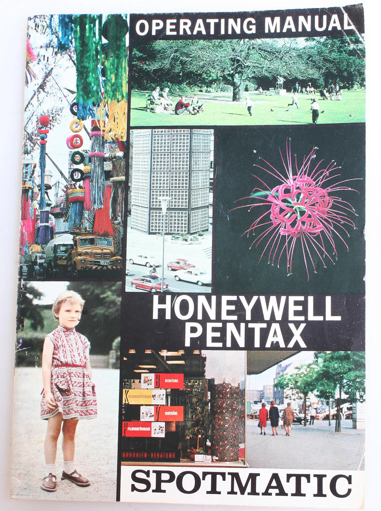 ASAHI PENTAX SPOTMATIC BY HONEYWELL 35MM ORIGINAL MANUAL 42 PAGES 5X7