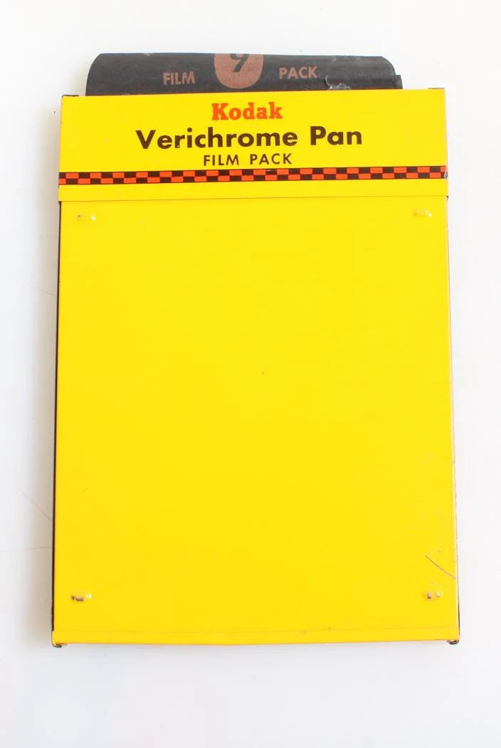 Kodak 4 X 5 Film Pack Verichrome Pan, Vintage, Display Only