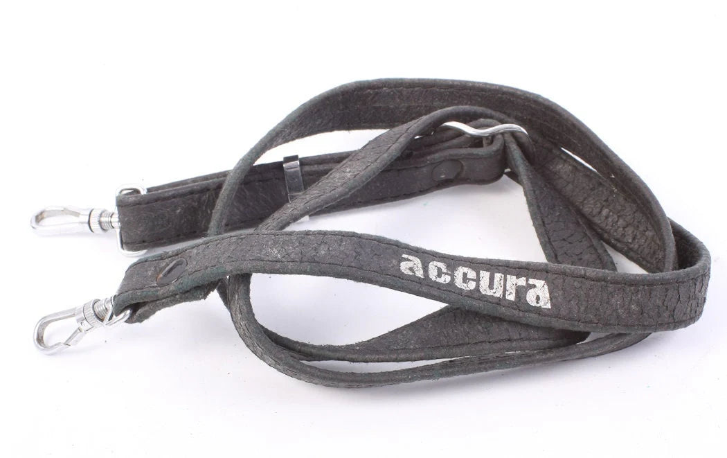 Camera Strap Black Leather 1970S