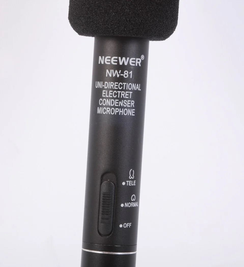 NEEWER NW-81 SUPER UNI DIRECTIONAL ELECTRET CONDENSER MICROPHONE FOR VIDEOGRAPHY