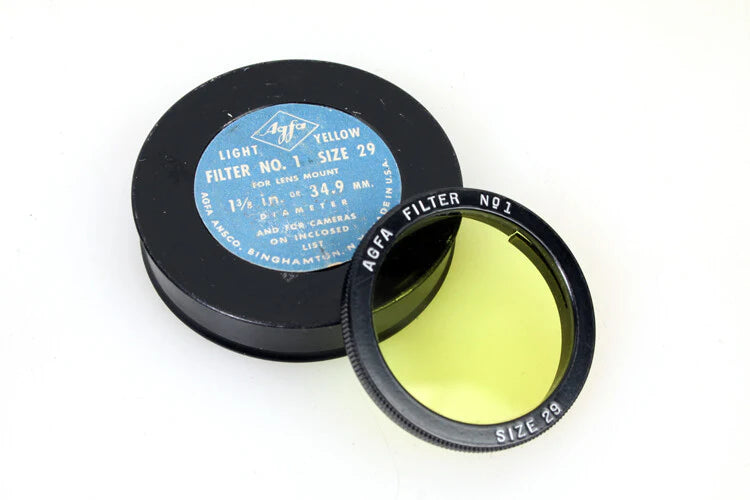 Agfa Filter No.1 Yellow Size 29 In Tin