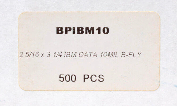 Laminating Pouch 2 5/16 x 3 1/4 10 mil, 500 pieces, NEW OLD STOCK