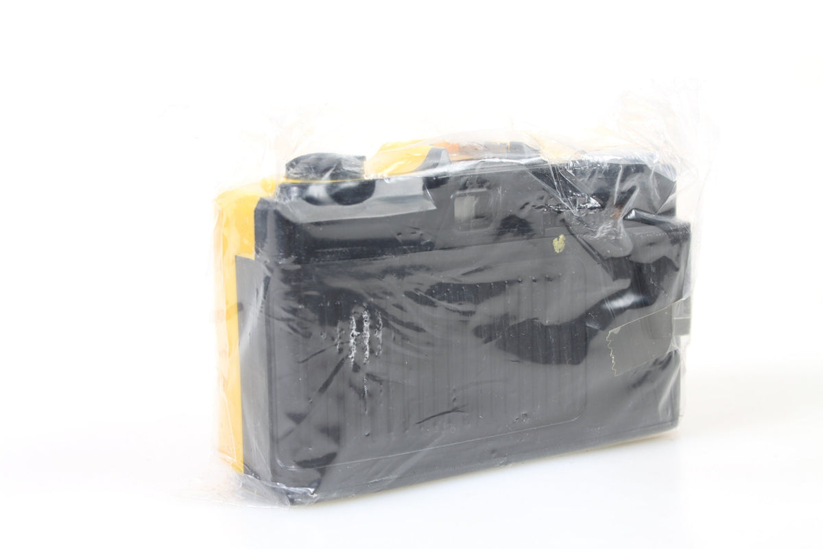 35mm Yellow Camera w/ Case and Wrist Strap