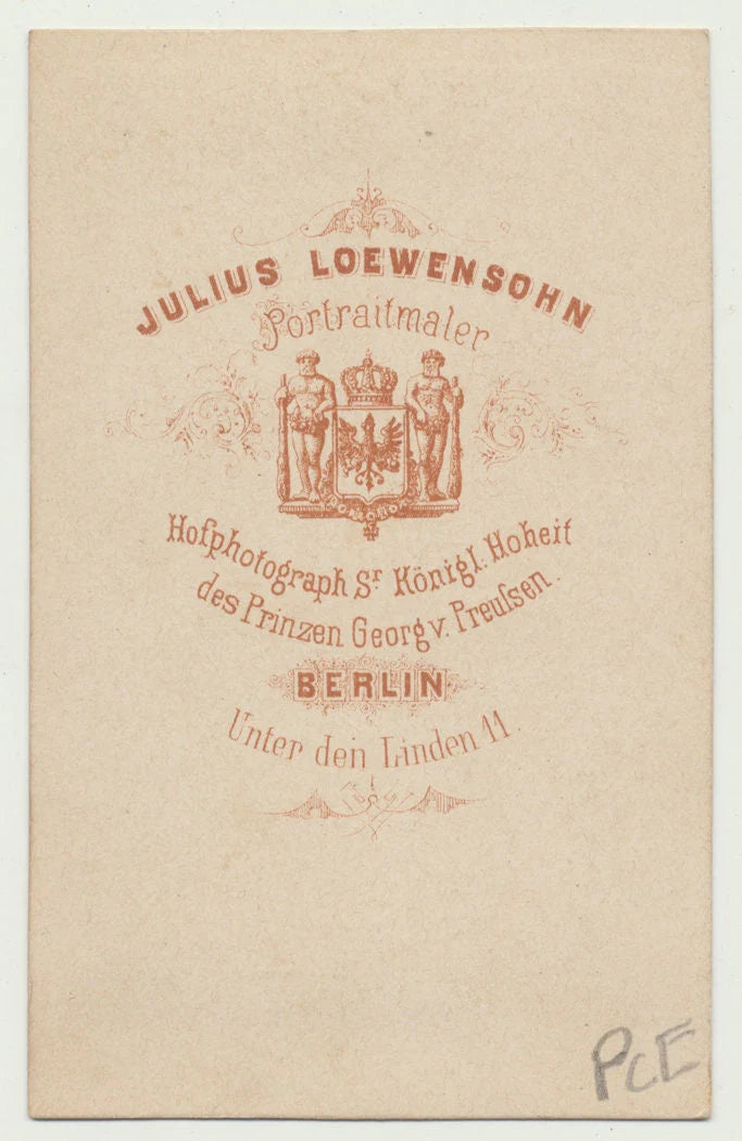 Older Gentleman w/ Unruly Beard and Saucy Side-Eye. CDV. Berlin, Germany.