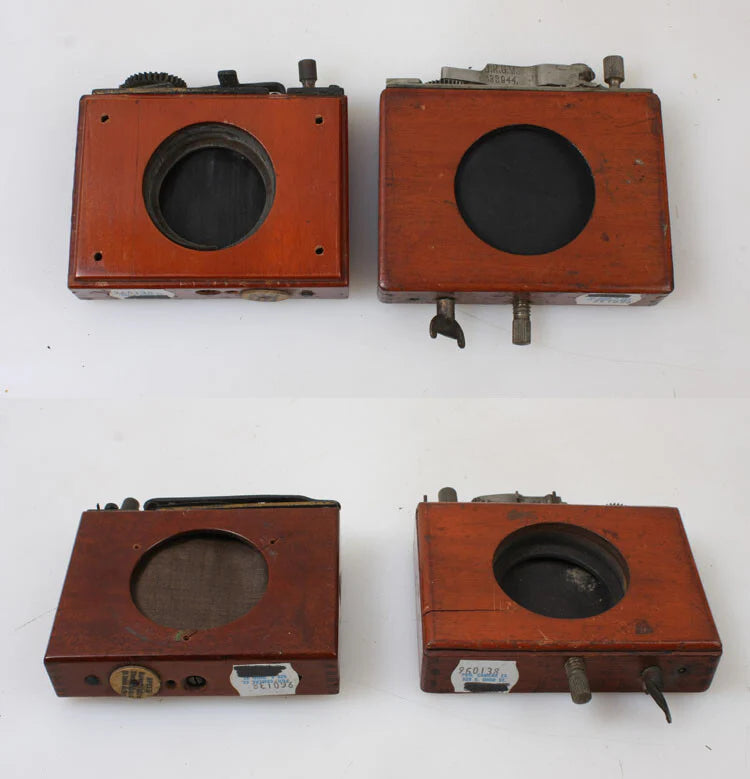 Camera Shutters Wooden Vintage
