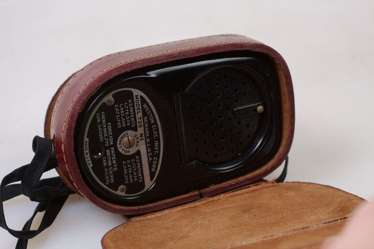 Art Deco Light Meter in Case for Display or Prop