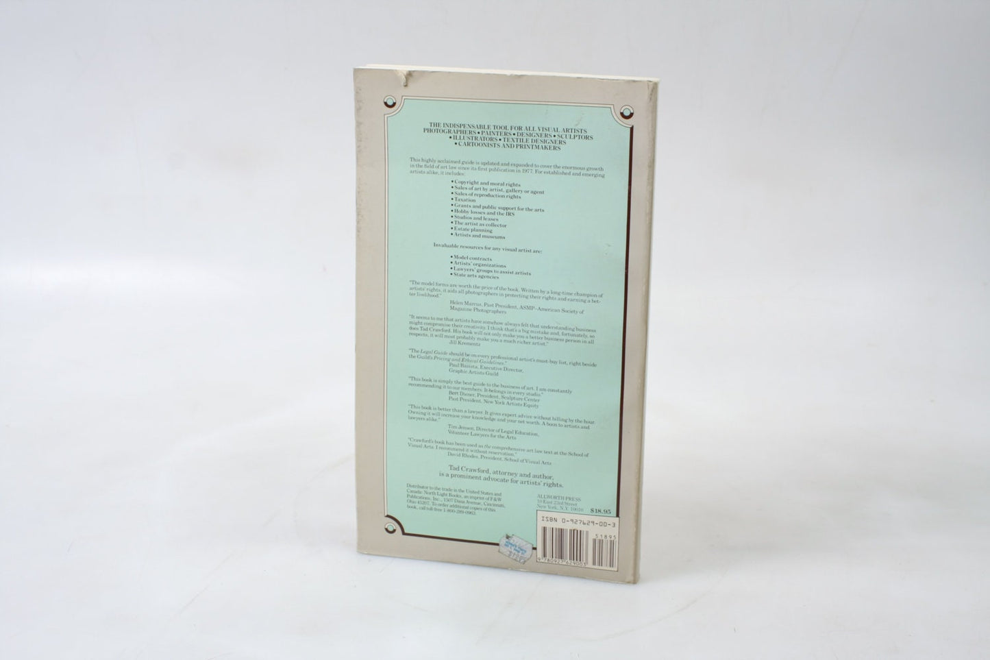Legal Guide for the Visual Artist by Tad Crawford