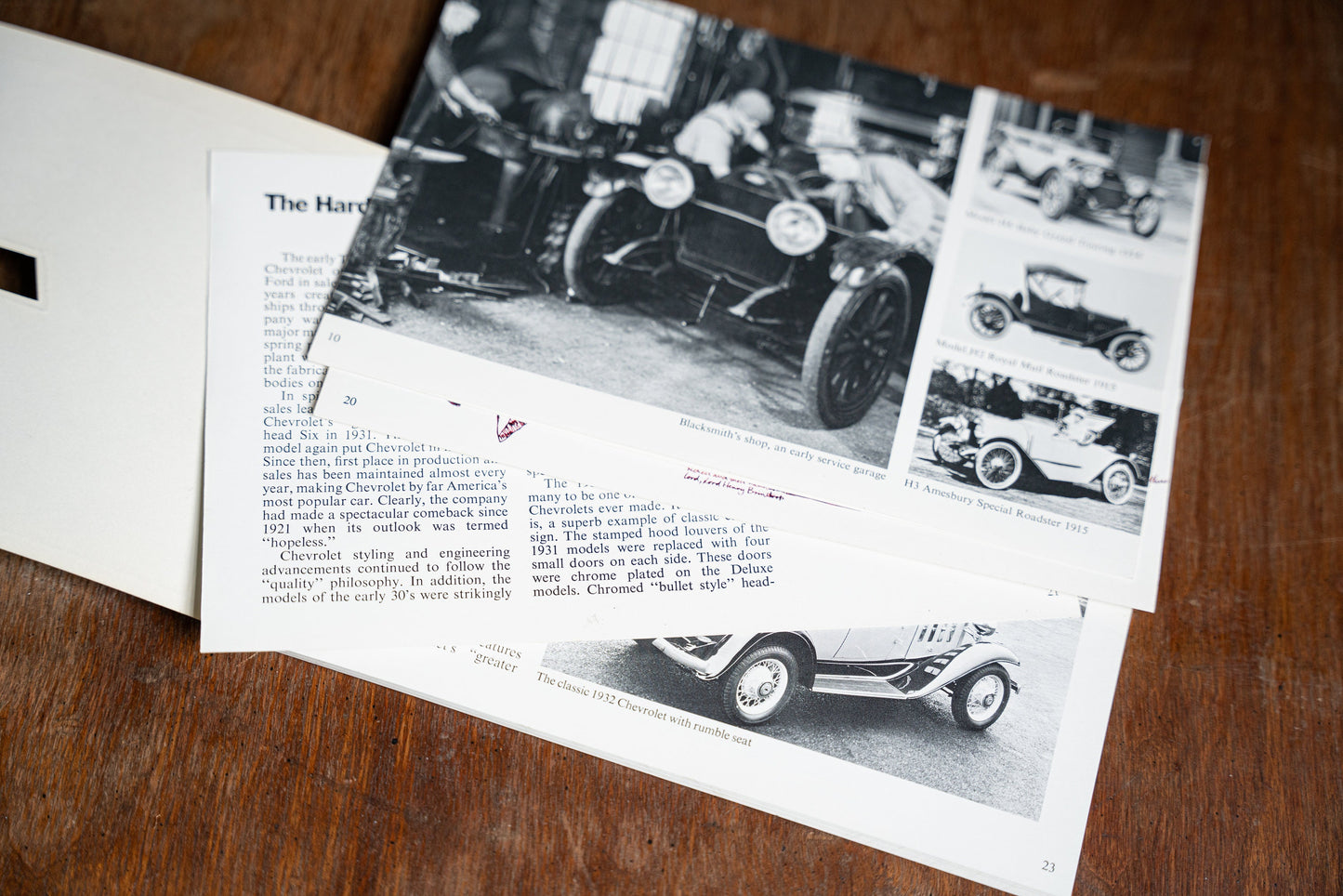 Vintage Chevrolet Book, 71 Pages
