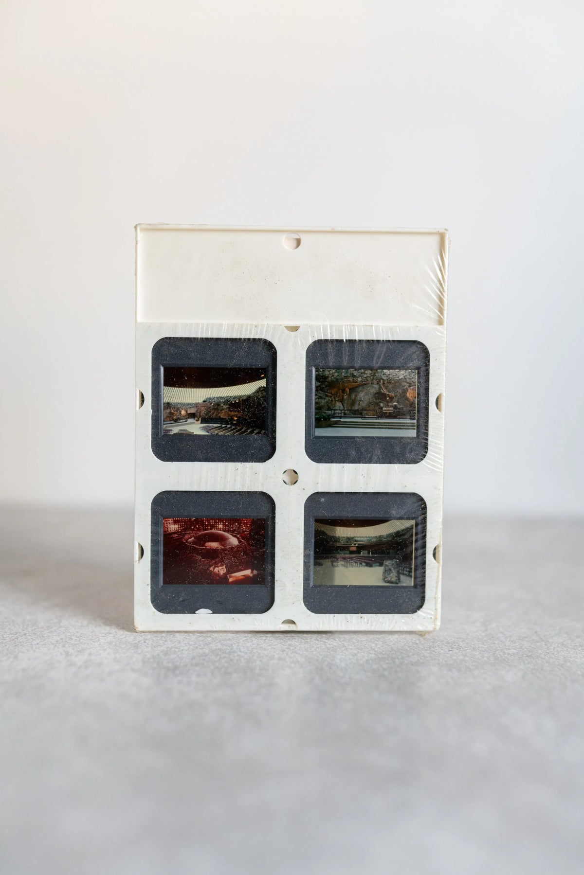 Temppeliaukio Church Helsinki Slides - Set of 4 - New Old Stock