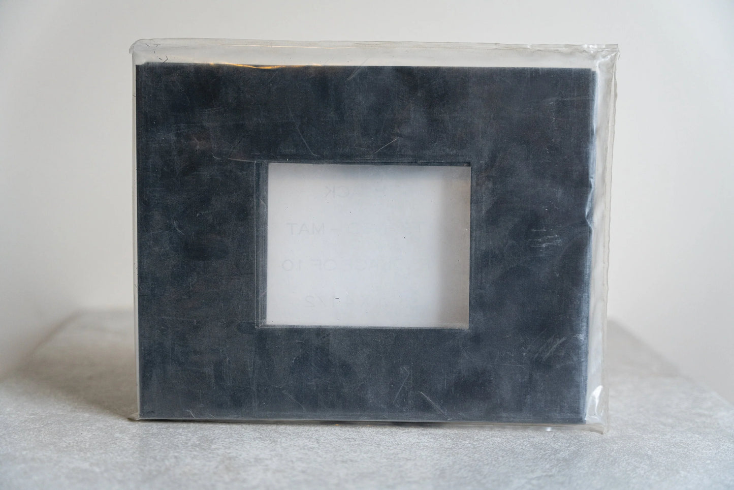 Black Mat Boards 7.5x9.5in, 3.5x4.5in Opening - Pack of 10