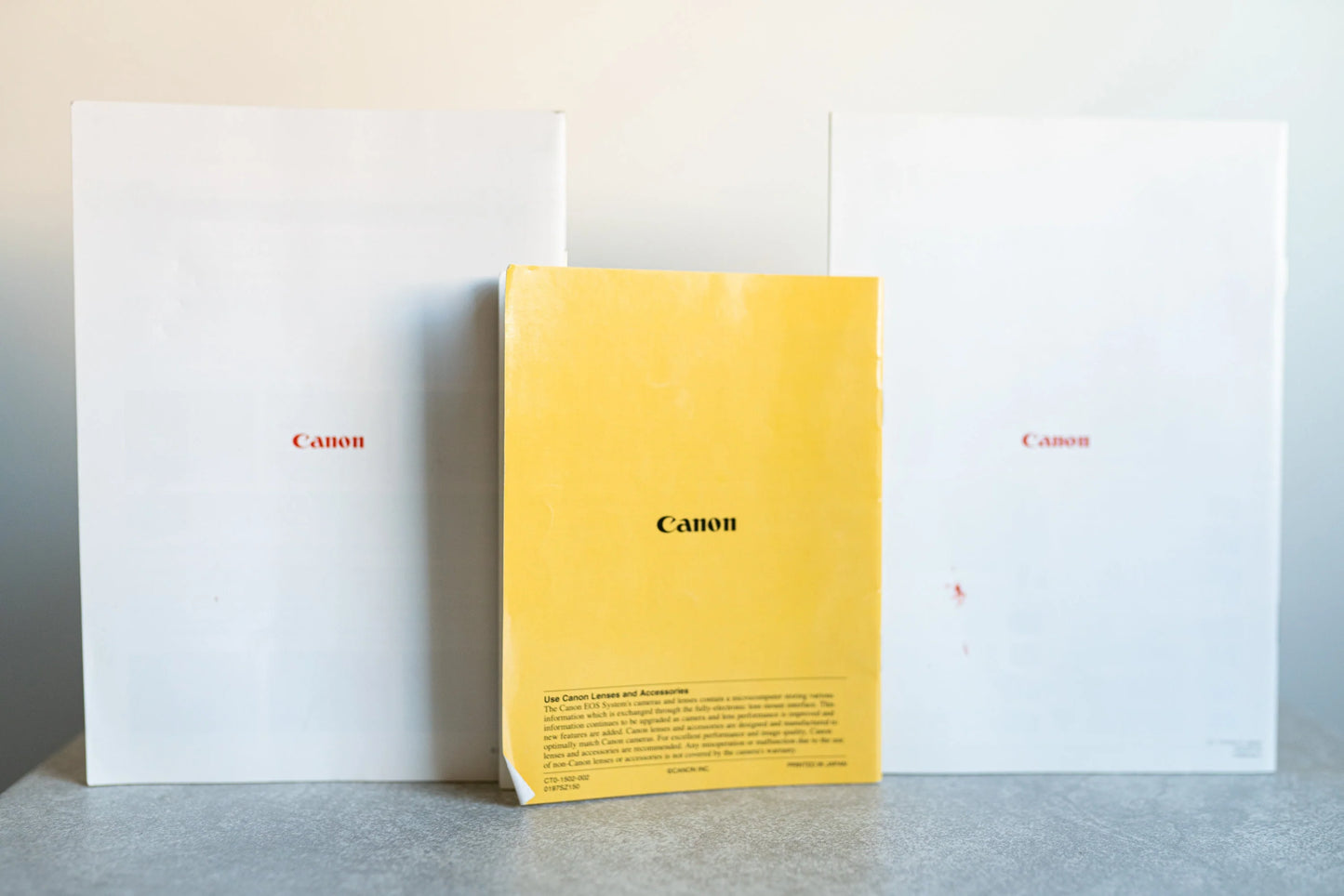 Canon EF Lens Books - Set of 3