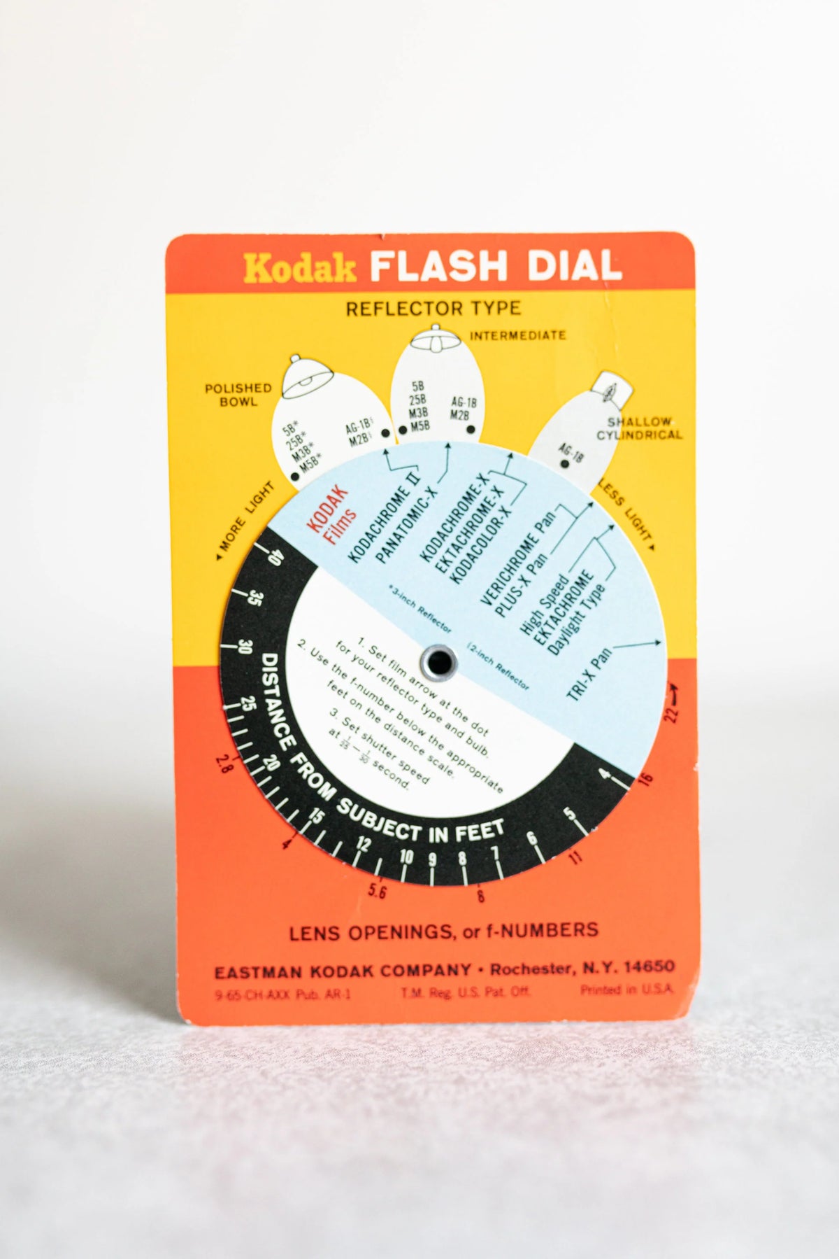 Kodak Snapshot Dial - Includes Black and White and Color Films Settings