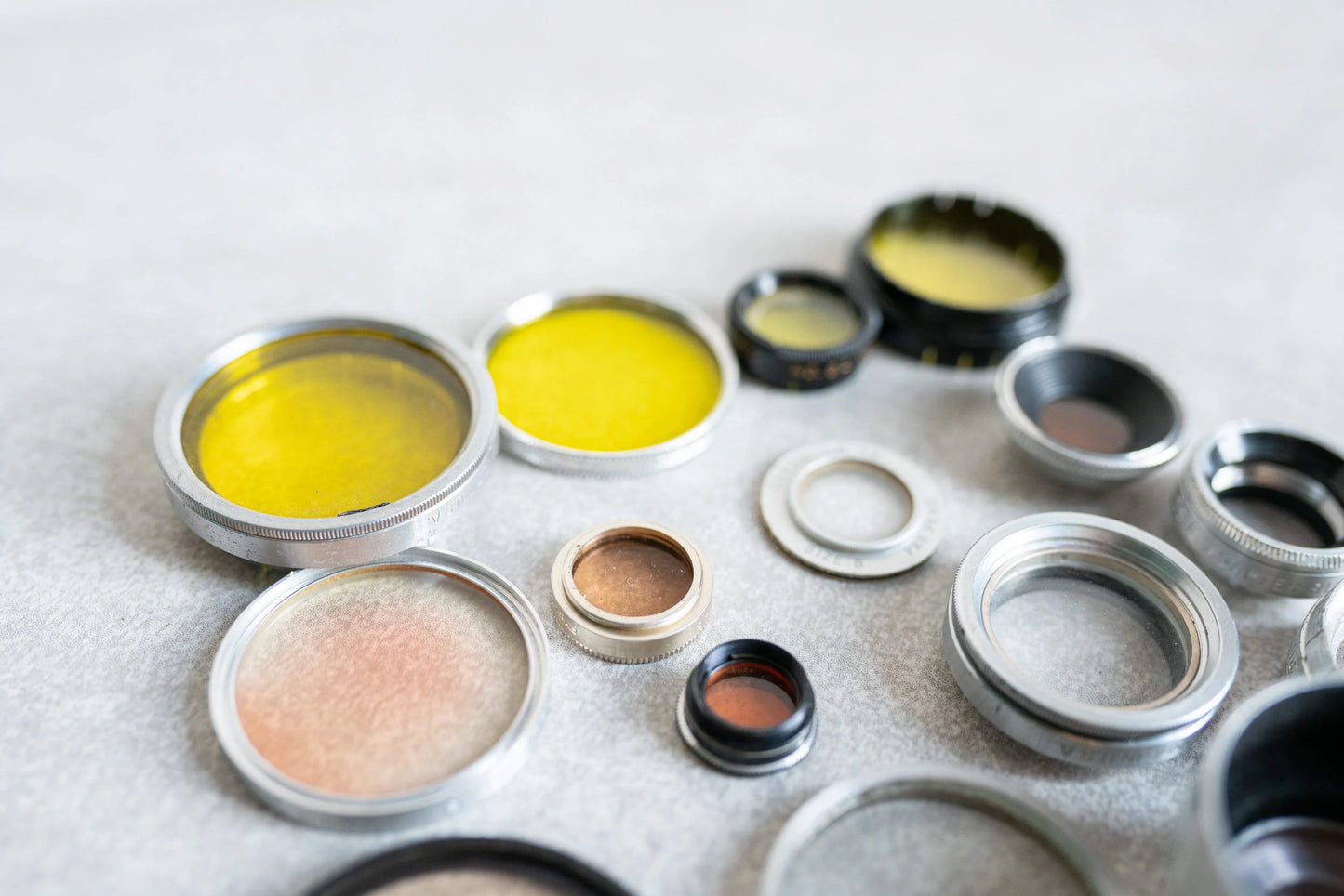 Photographic Filter and Adapter Rings - Large Lot