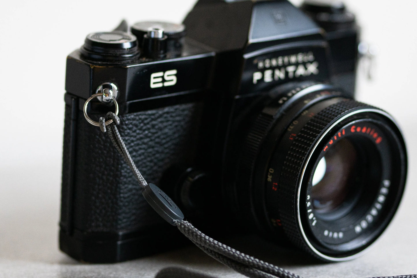 Minolta Camera Strap - Grey - Vintage