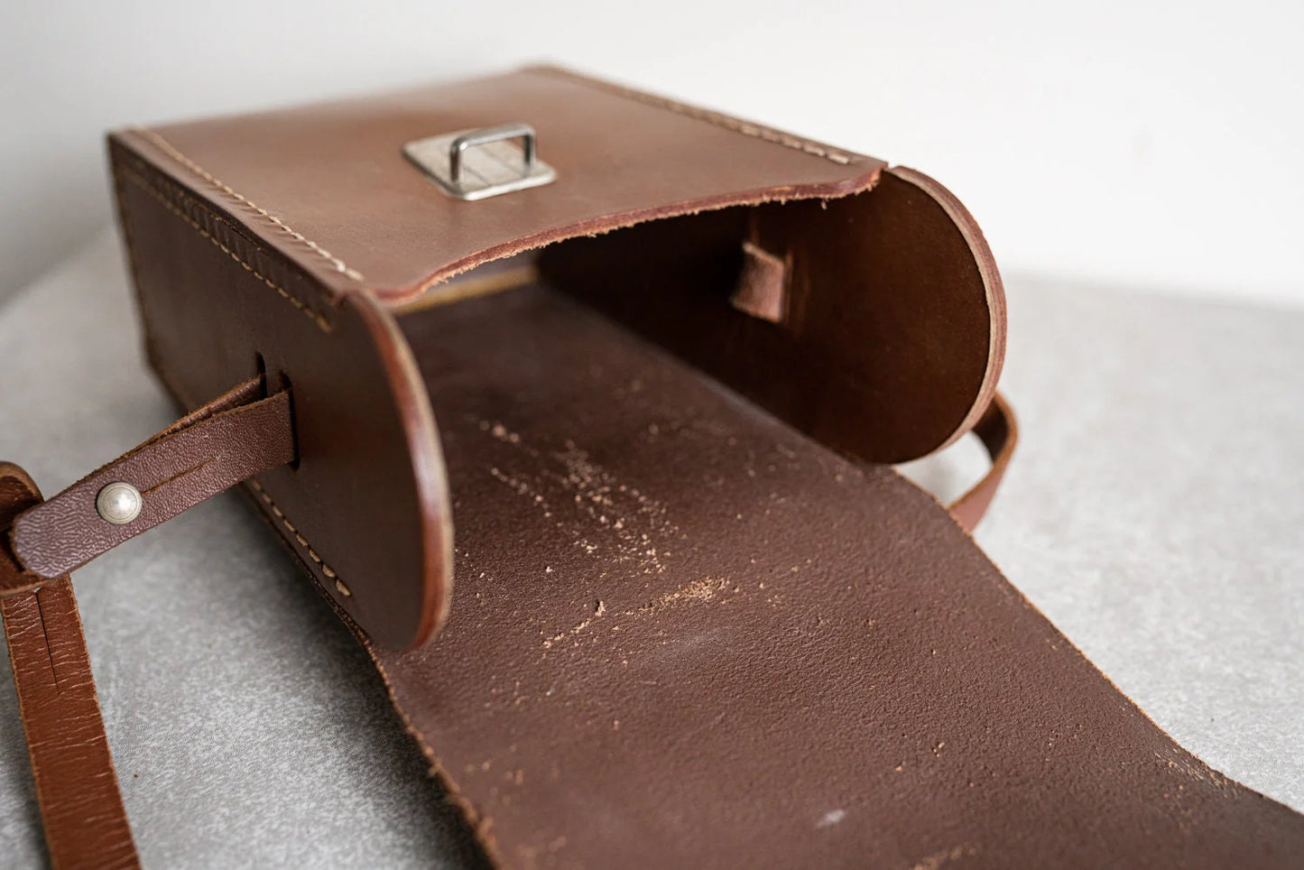 Vintage Bell and Howell Movie Camera Case - Brown - Circa 1950s