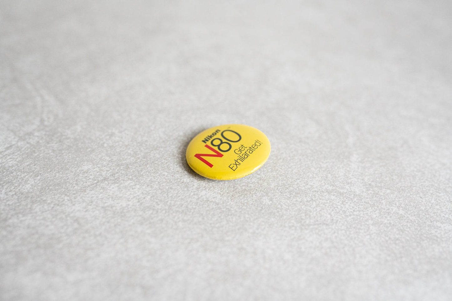 Yellow Nikon N80 Pin - Get Exhilarated!