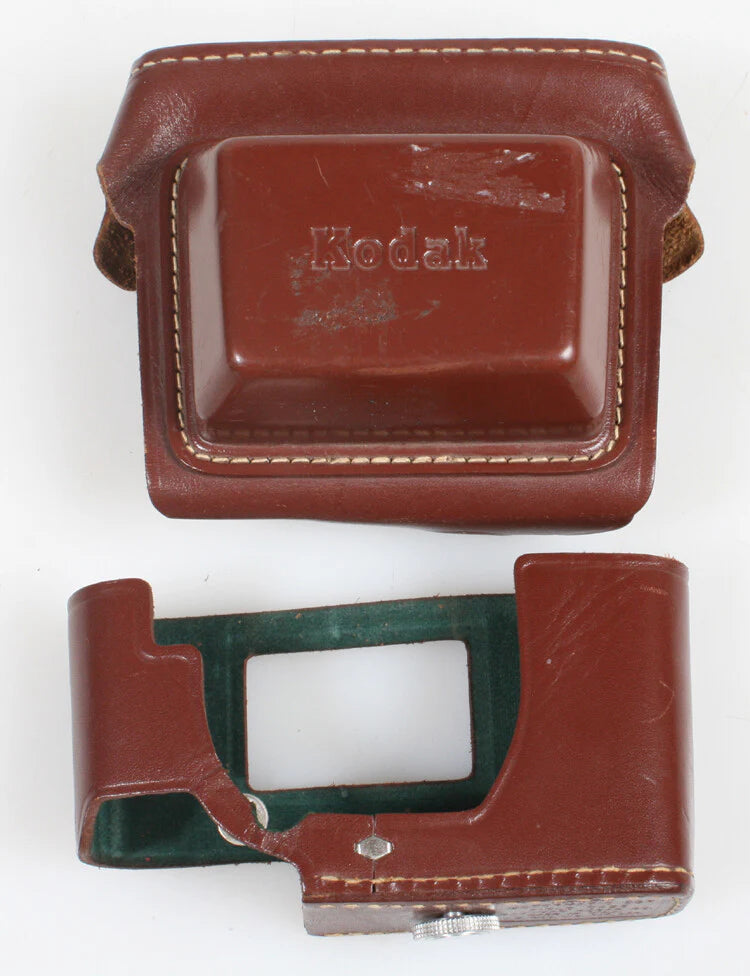 KODAK 35 BROWN LEATHER CAMERA CASE