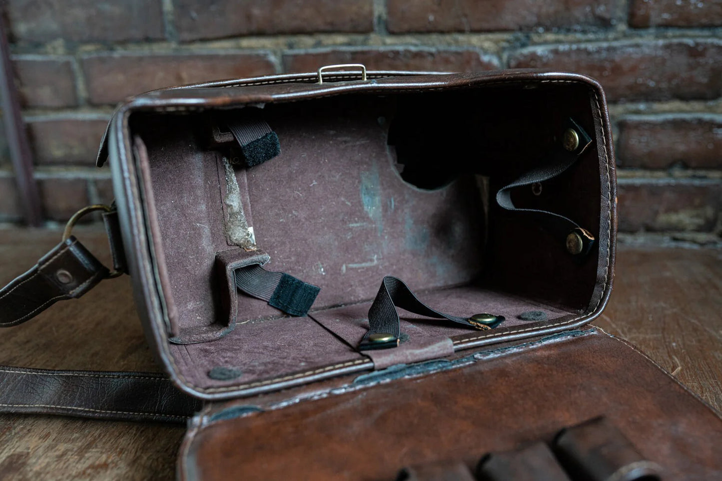 Vintage Multi Pocket Camera Bag - Heavy Duty - Includes Strap