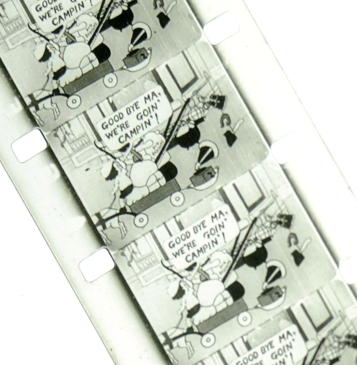 16mm Movie "Bobby Bumps in Daylight Camper" B&W Cartoon - In Original Box
