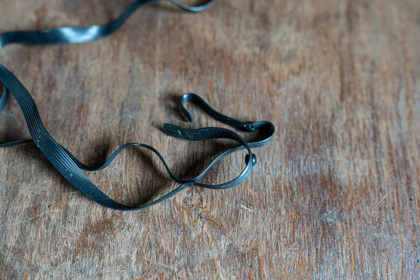 Vintage Black Plastic Camera Strap - Circa 2000