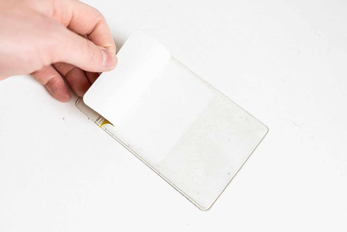 Vintage Nikon Pocket Protector - Yellow and White